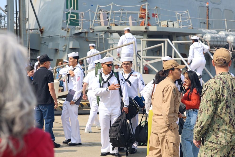 USS Stout Returns to Homeport