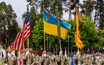 Task Force Saber assumes JMTG-U mission during transfer of authority ceremony