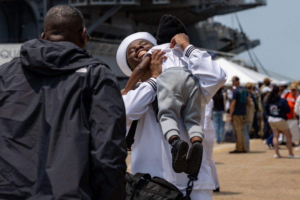 USS Harry S. Truman returns from Deployment