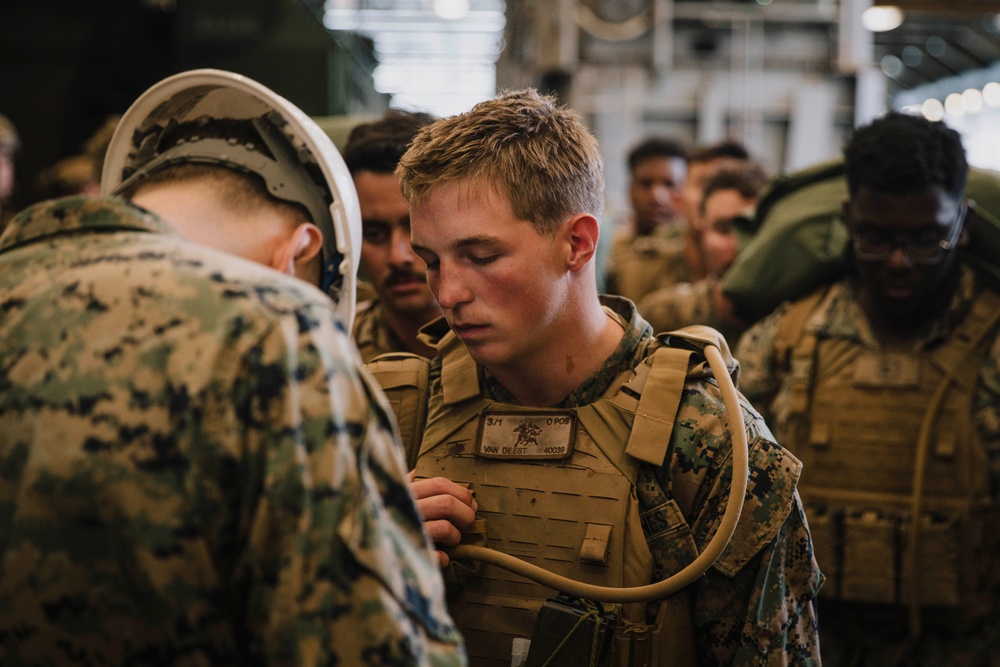 QUART: 3rd Battalion, 1st Marines embark Harpers Ferry