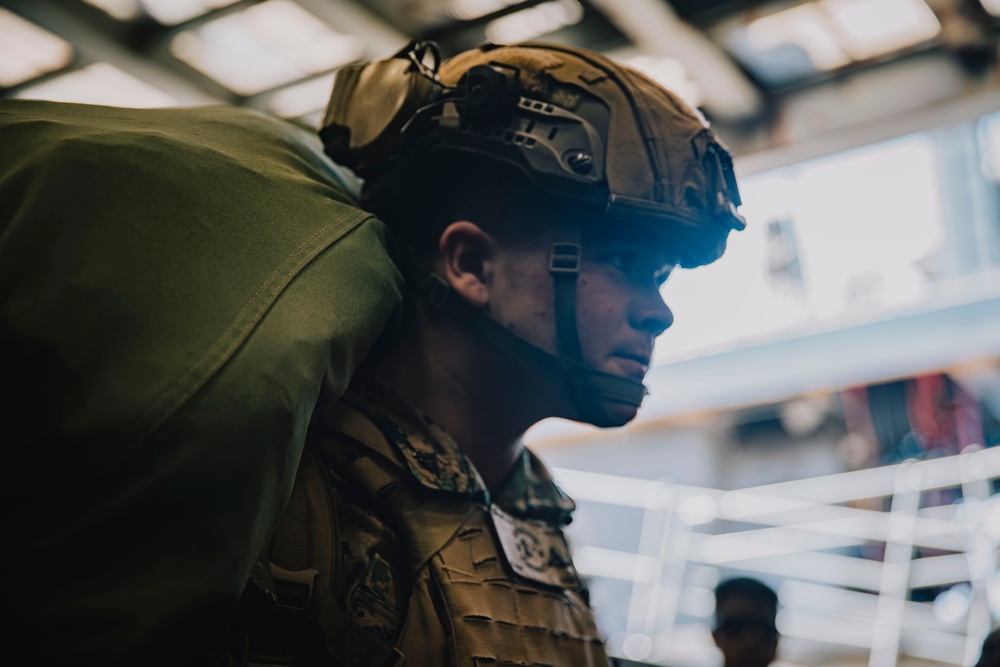 QUART: 3rd Battalion, 1st Marines embark Harpers Ferry