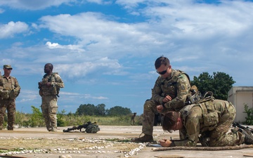 1-102nd Infantry Regiment executes a defense operation during Immediate Response 25