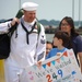 USS Gettysburg (CG 64) Sailors reunite with family members onboard Naval Weapons Station Yorktown following recent deployment