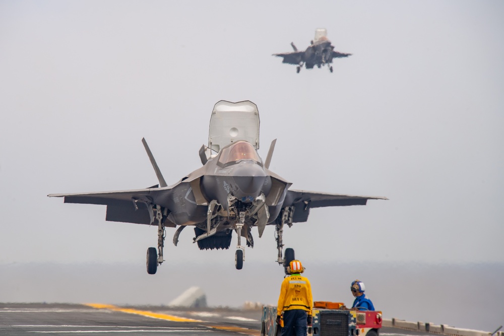 USS America (LHA 6) Conducts Flight Operations