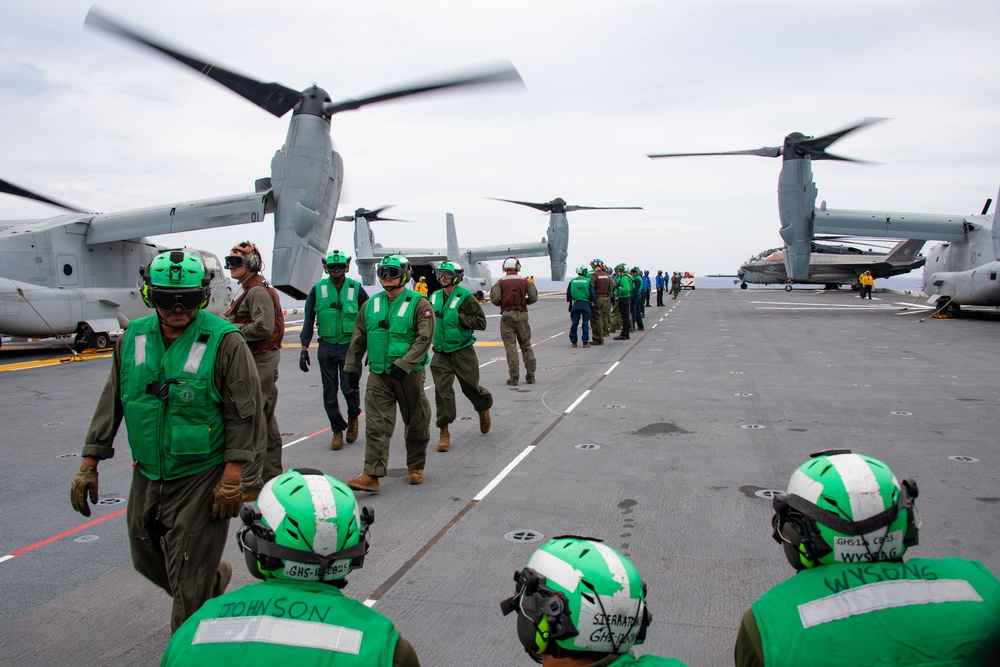USS America (LHA 6) Conducts Flight Operations