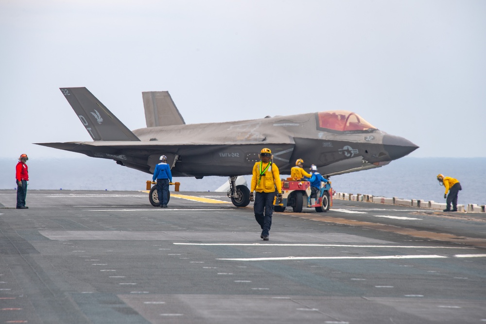 USS America (LHA 6) Conducts Flight Operations