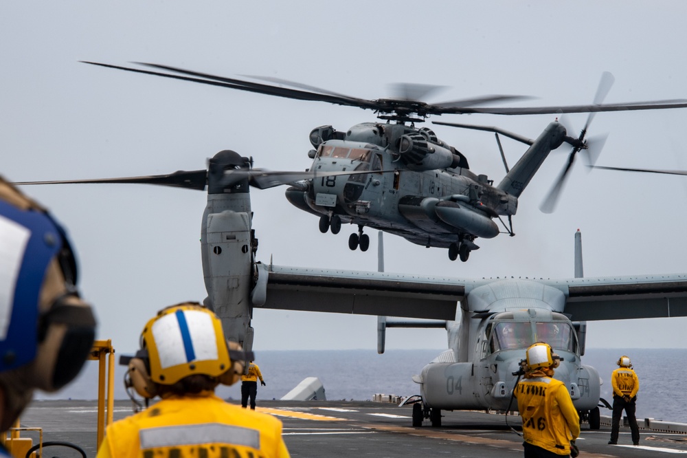 USS America (LHA 6) Conducts Flight Operations