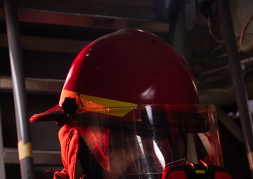 USS Gridley Damage Control Drill