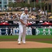 Vice Adm. John Wade Throws Ceremonial First Pitch at San Diego Padres Game