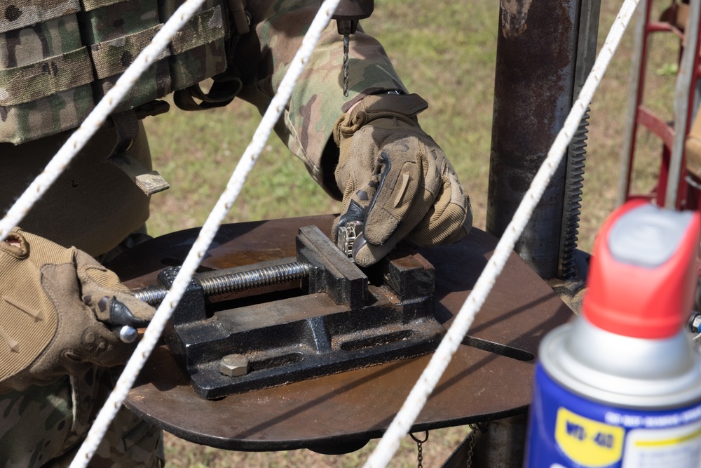 Camp Blaz Marines and Airmen participate in a Joint EOD Range
