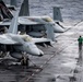 Nimitz Sailor Transits the Flight Deck