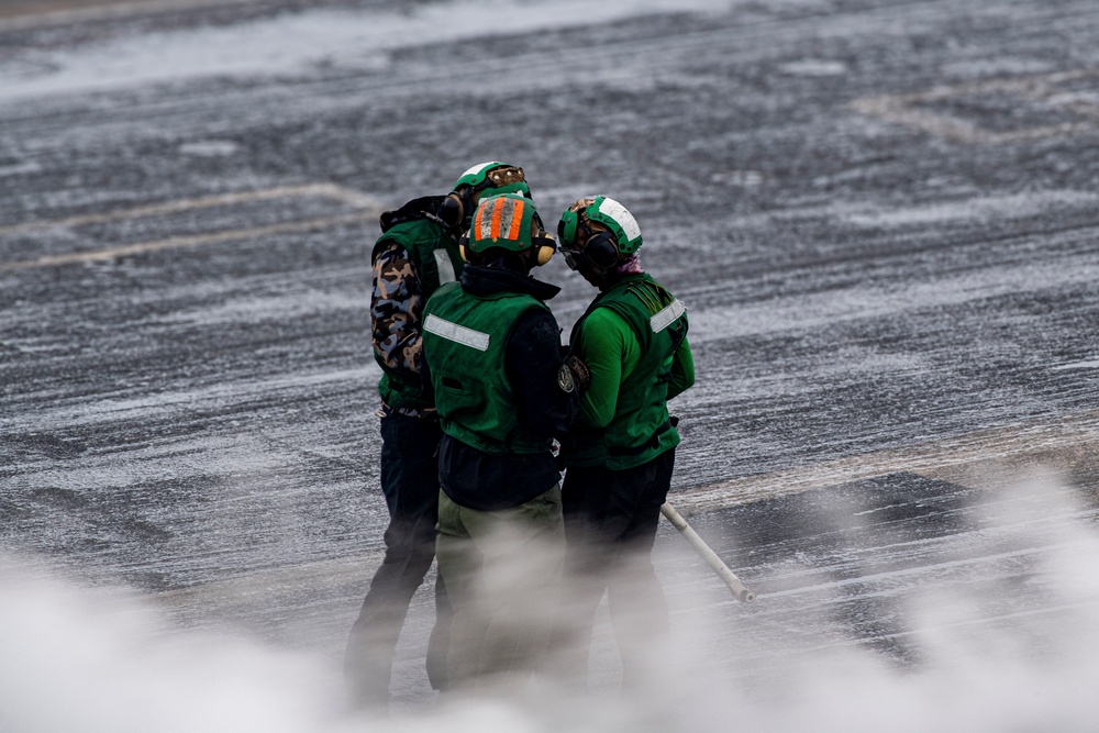 Nimitz Sailors Prepare for Flight Operations
