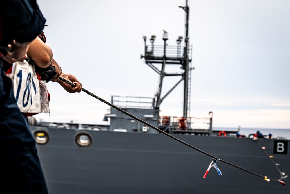 Nimitz Conducts a Replenishment-at-Sea