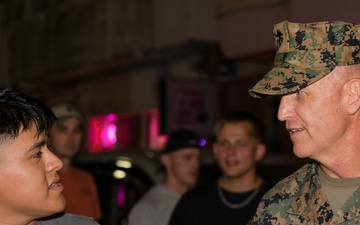 3rd MLG CG Participates in Kin Town Courtesy Patrol