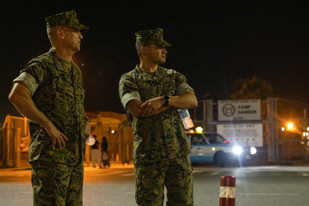 3rd MLG CG Participates in Kin Town Courtesy Patrol