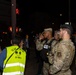 U.S. military police partner with Japanese police to conduct a Joint Law Enforcement Patrol