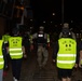 U.S. military police partner with Japanese police to conduct a Joint Law Enforcement Patrol