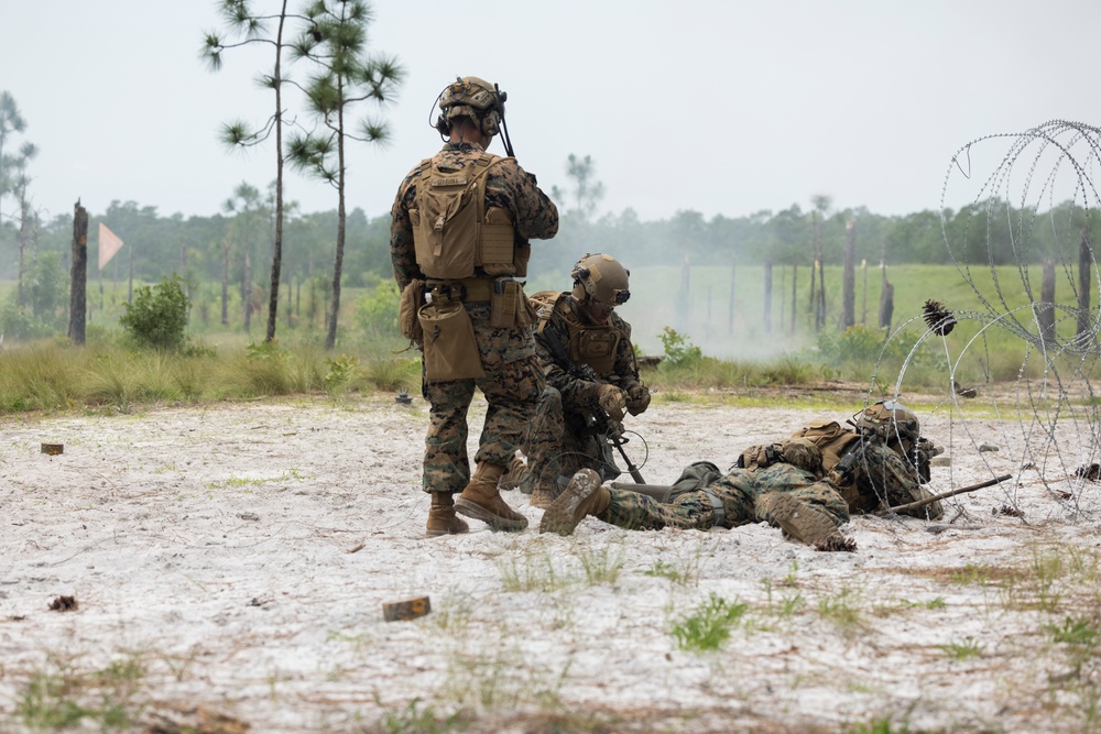 2d Combat Engineer Battalion Marine Corps Combat Readiness Evaluation - Live-Fire Range