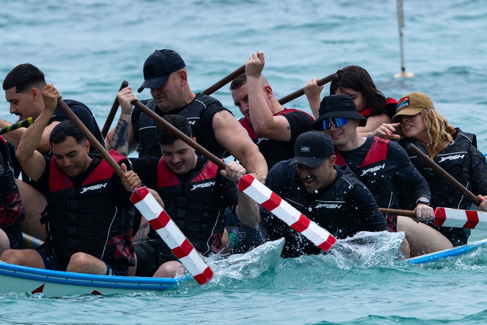 Local and U.S teams compete in 2025 Okinawa Dragon Boat Race
