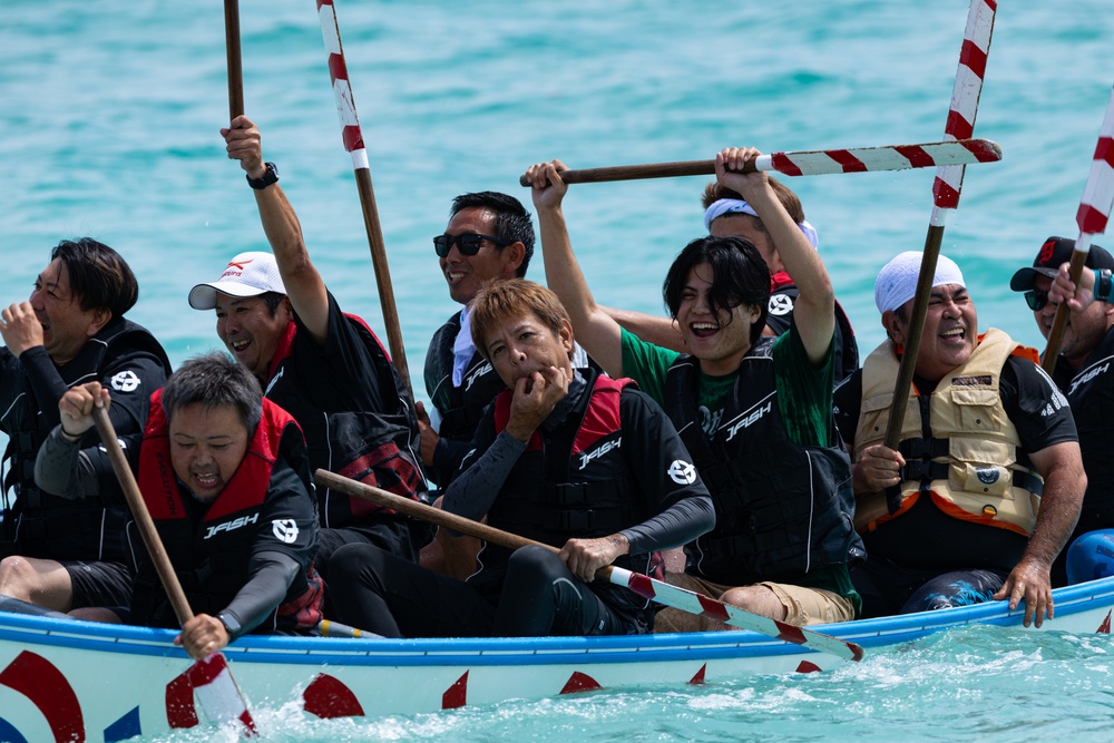 Local and U.S teams compete in 2025 Okinawa Dragon Boat Race
