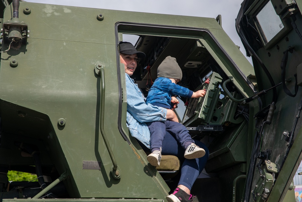 U.S. Army HIMARS Static Display in Estonia