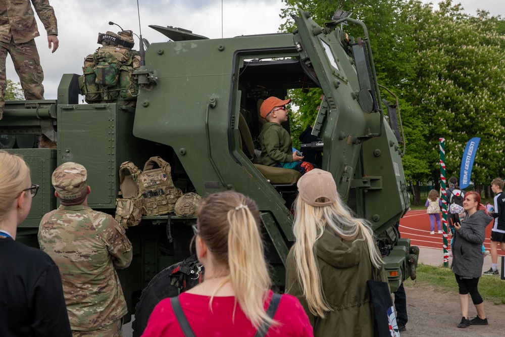 U.S. Army HIMARS Static Display in Estonia