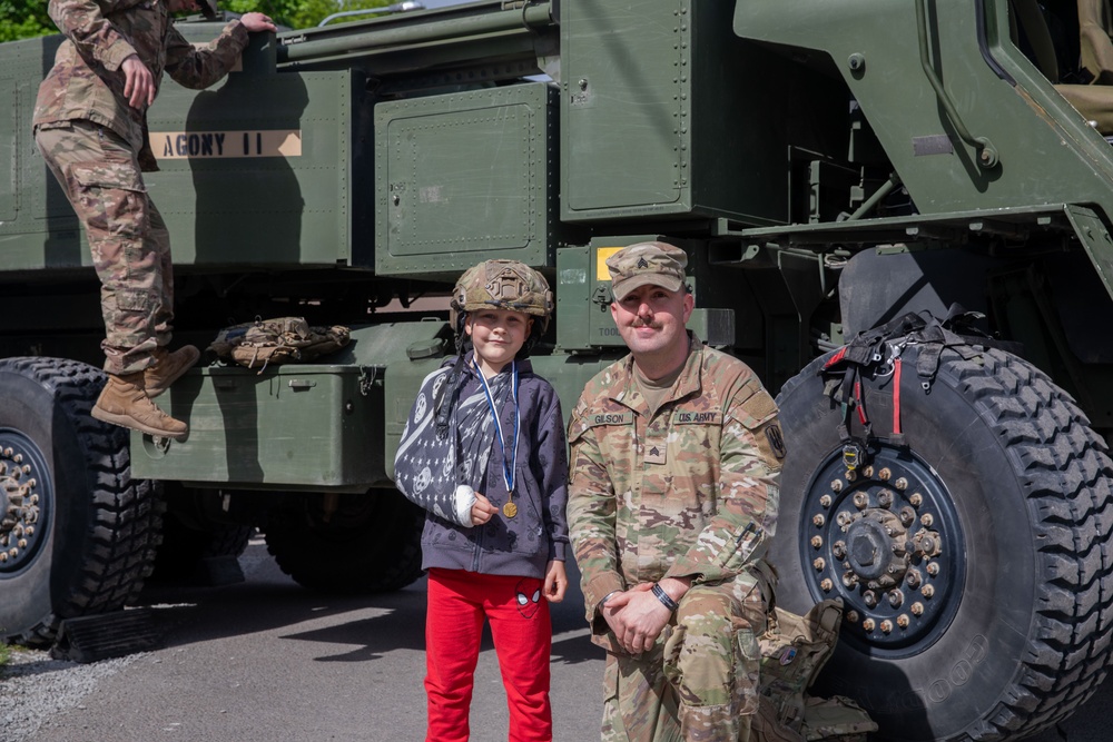 U.S. Army HIMARS Static Display in Estonia