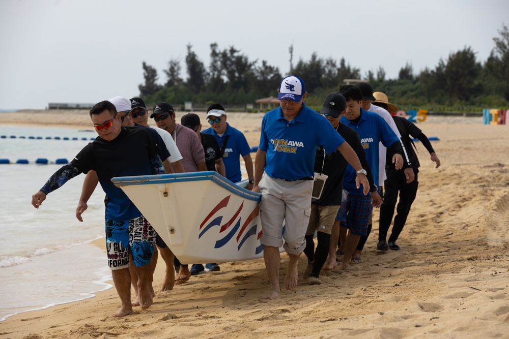 Local and U.S teams compete in 2025 Okinawa Dragon Boat Race