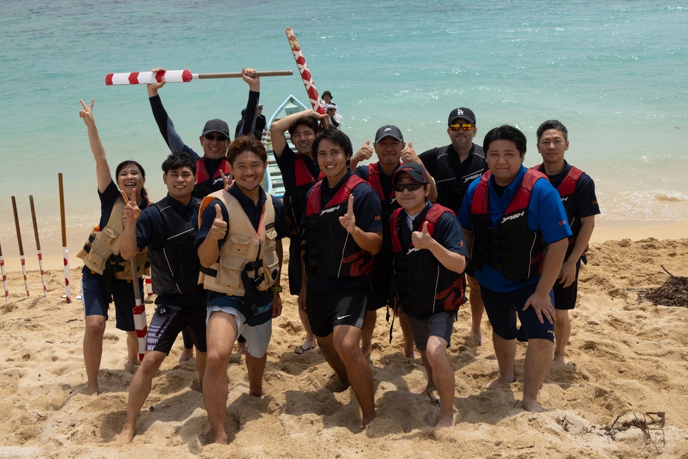 Local and U.S teams compete in 2025 Okinawa Dragon Boat Race