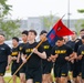 U.S. Army soldiers assigned to the 2nd Infantry Division participate in a division run as part of warrior week.