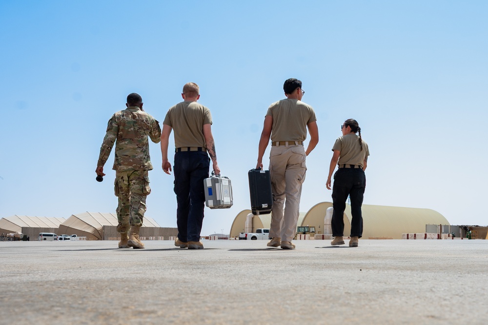 Integrity and Precision: non-destructive inspection technicians ensure aircraft safety