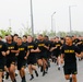 U.S. Army soldiers assigned to the 2nd Infantry Division participate in a division run as part of warrior week.