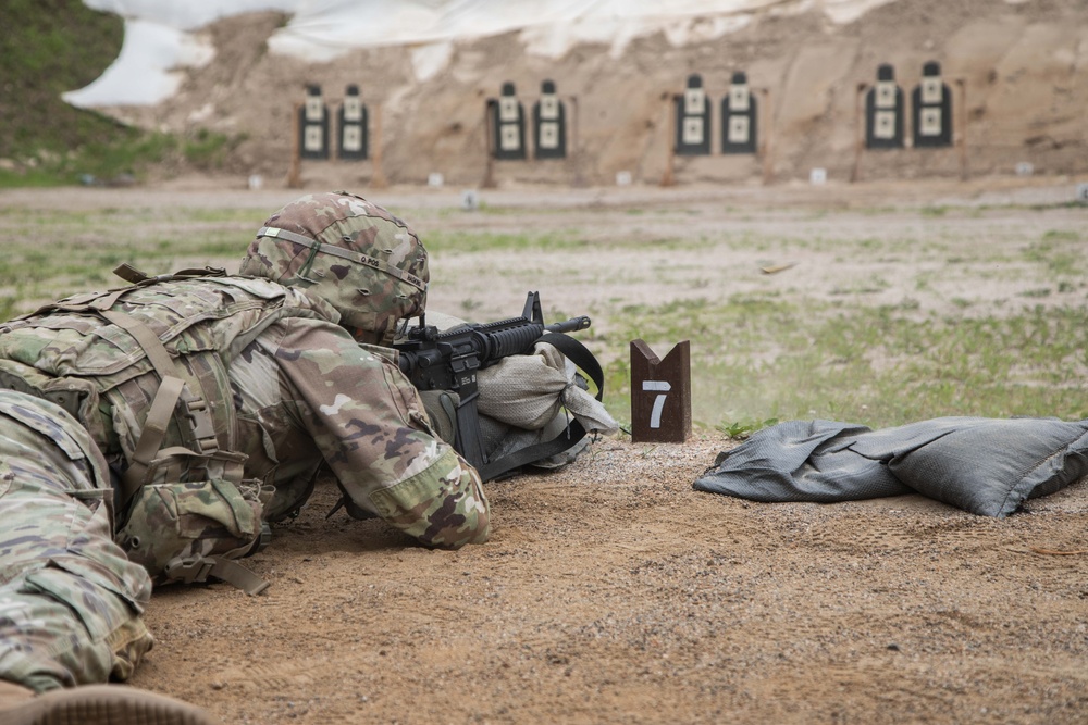 2025 Eighth Army Best Squad Competition M4 Stress Shoot