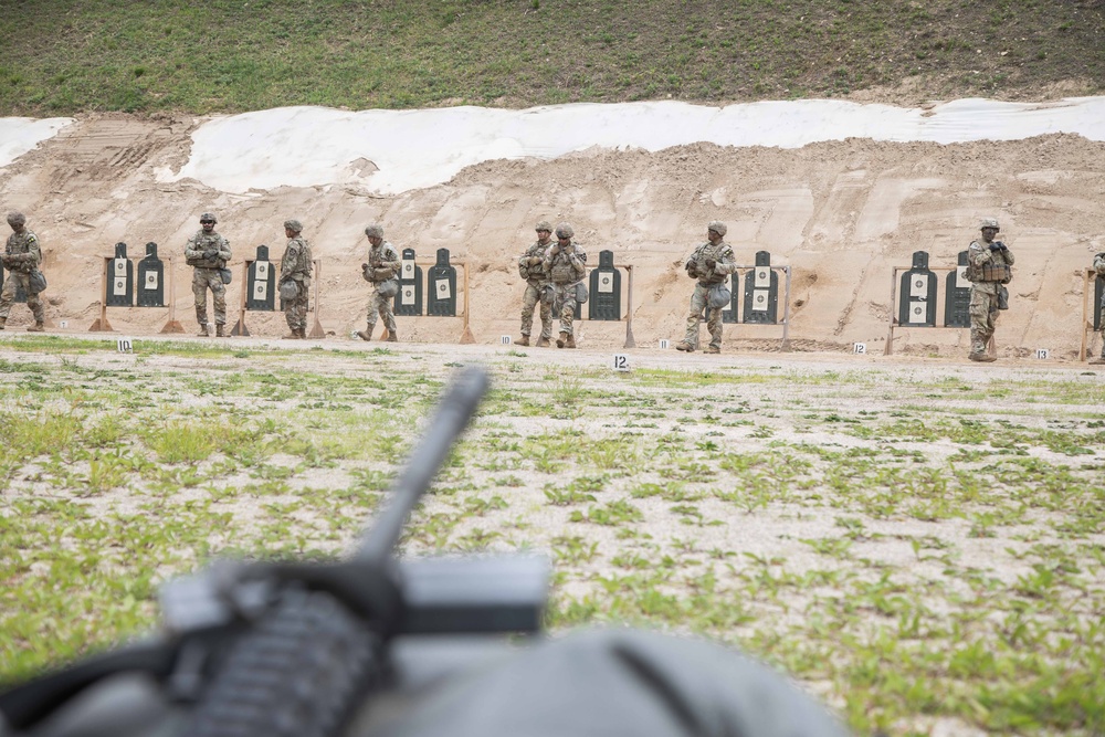 2025 Eighth Army Best Squad Competition M4 Stress Shoot