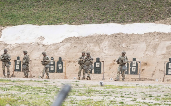 2025 Eighth Army Best Squad Competition M4 Stress Shoot