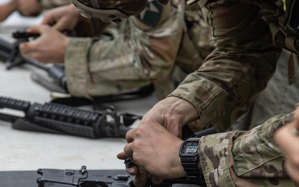 2025 Eighth Army Best Squad Competition M4 Stress Shoot