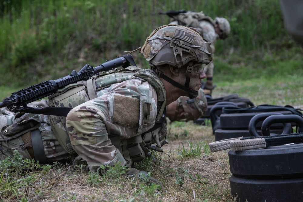 2025 Eighth Army Best Squad Competition M4 Stress Shoot