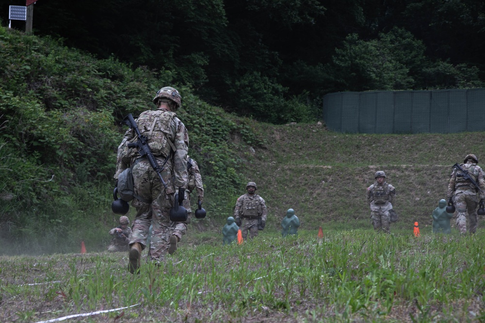 2025 Eighth Army Best Squad Competition M4 Stress Shoot