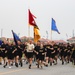 U.S. Army Soldiers assigned to the 2nd Infantry Division participate in a division run as part of Warrior Week.
