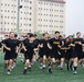 U.S. Army Soldiers assigned to the 2nd Infantry Division participate in a division run as part of Warrior Week.