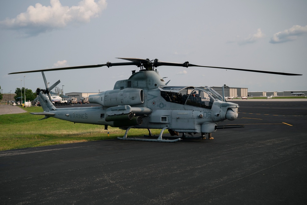 Marine Week Nashville; Speedway Flyover