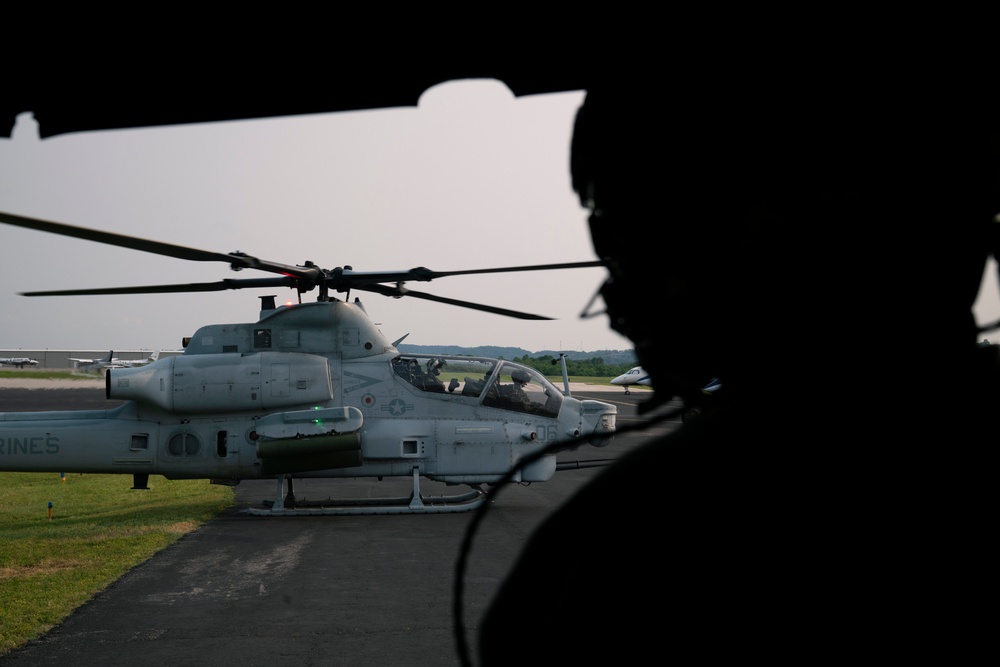 Marine Week Nashville; Speedway Flyover