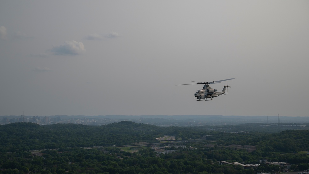 Marine Week Nashville; Speedway Flyover