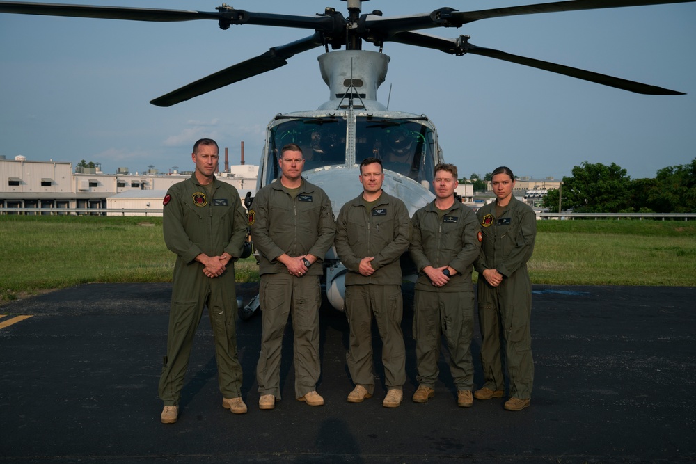 Marine Week Nashville; Speedway Flyover