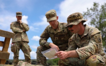 Soldiers prepare for a spur ride event during exercise Immediate Response 25