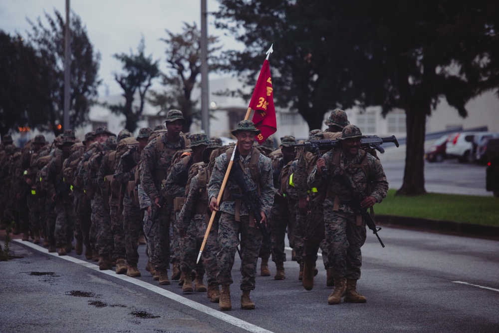 U.S. Marines with H&amp;S Company, 3d Maintenance Battalion, 3d MLG, Conduct Company Hike