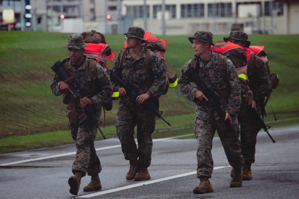 U.S. Marines with H&amp;S Company, 3d Maintenance Battalion, 3d MLG, Conduct Company Hike