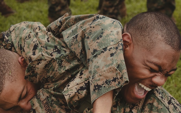U.S. Marines with H&amp;S Company, 3d Maintenance Battalion, 3d MLG, Conduct Company Hike