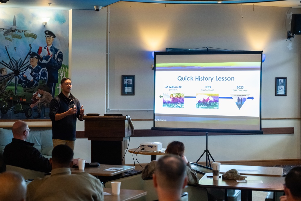 Team Mildenhall hosts DAF Coaching Seminar