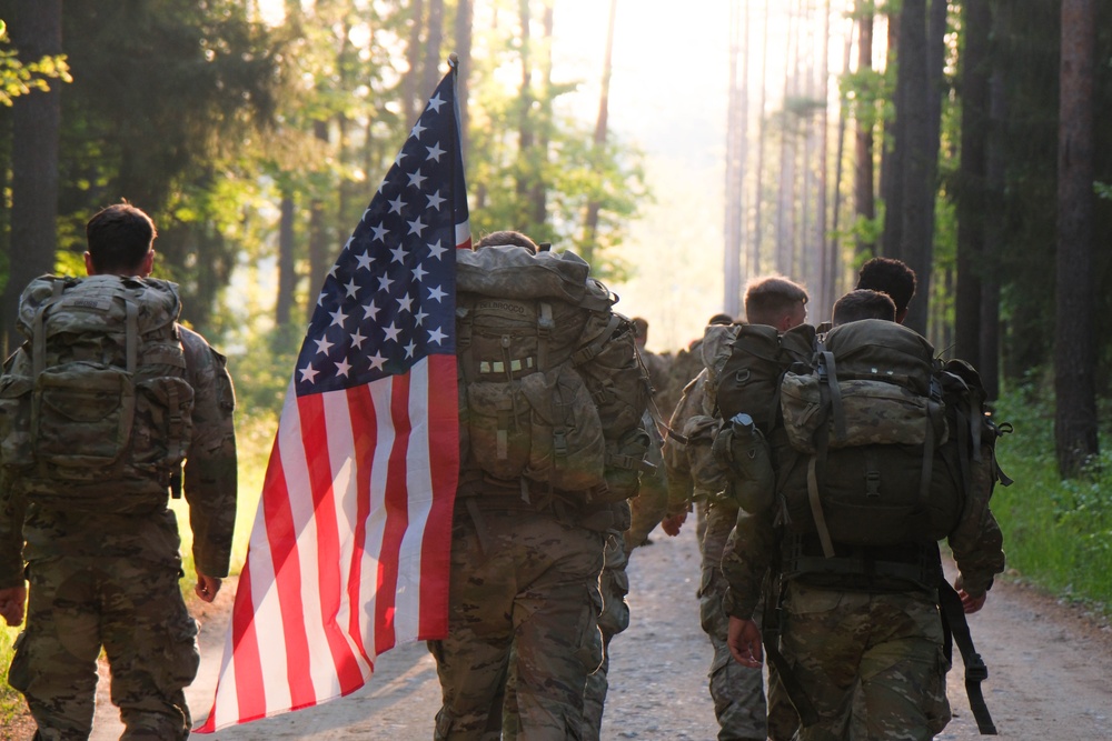 Multinational Forces Commemorate Memorial Day with Ruck March